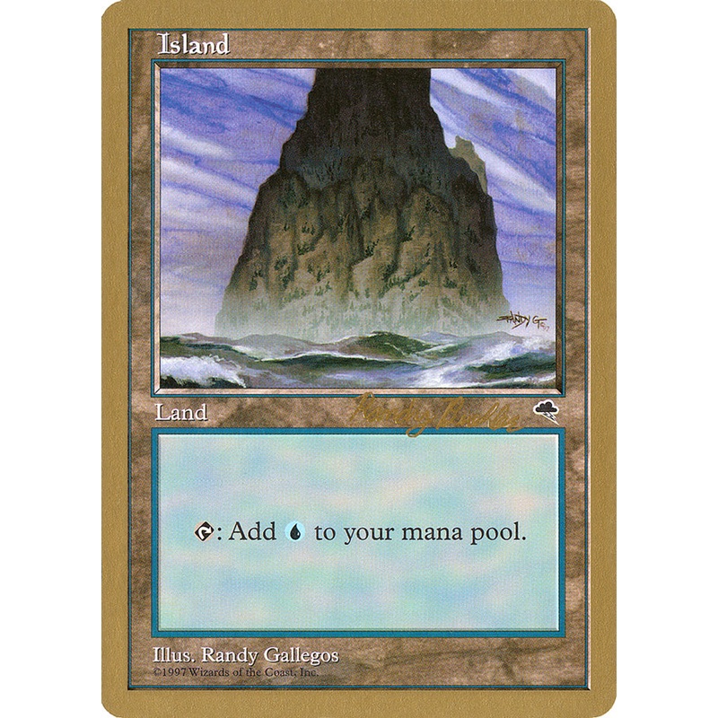 Island (rb337) (Randy Buehler) [World Championship Decks 1998]