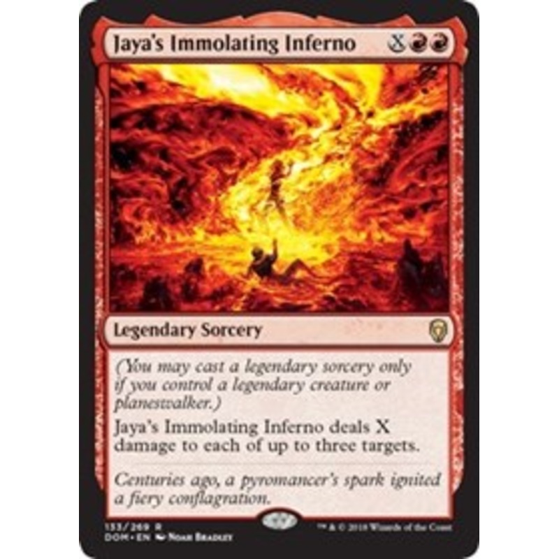 Jaya's Immolating Inferno [Dominaria]