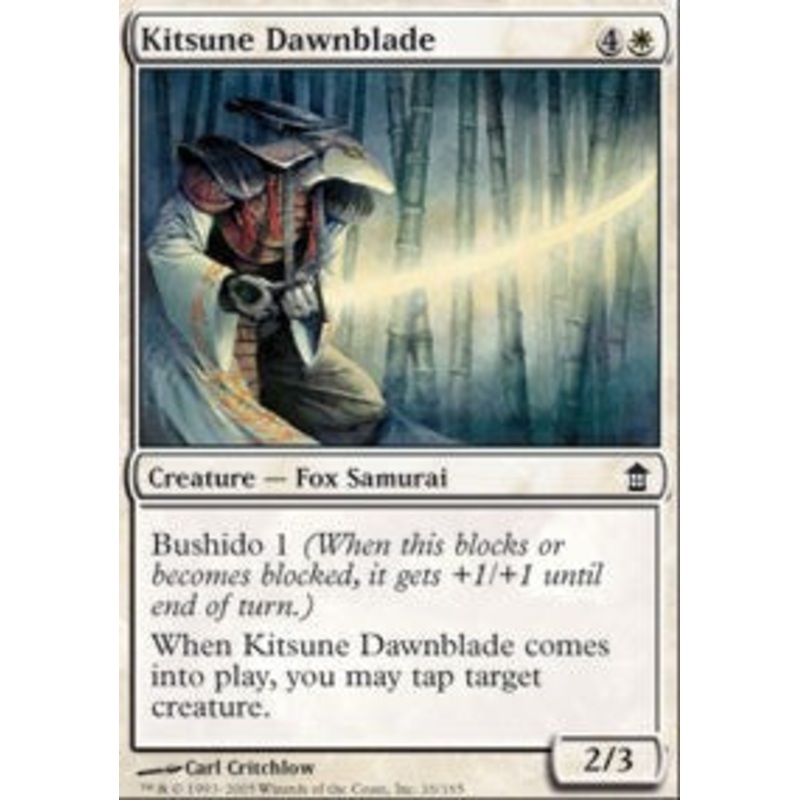 Kitsune Dawnblade [Saviors of Kamigawa]