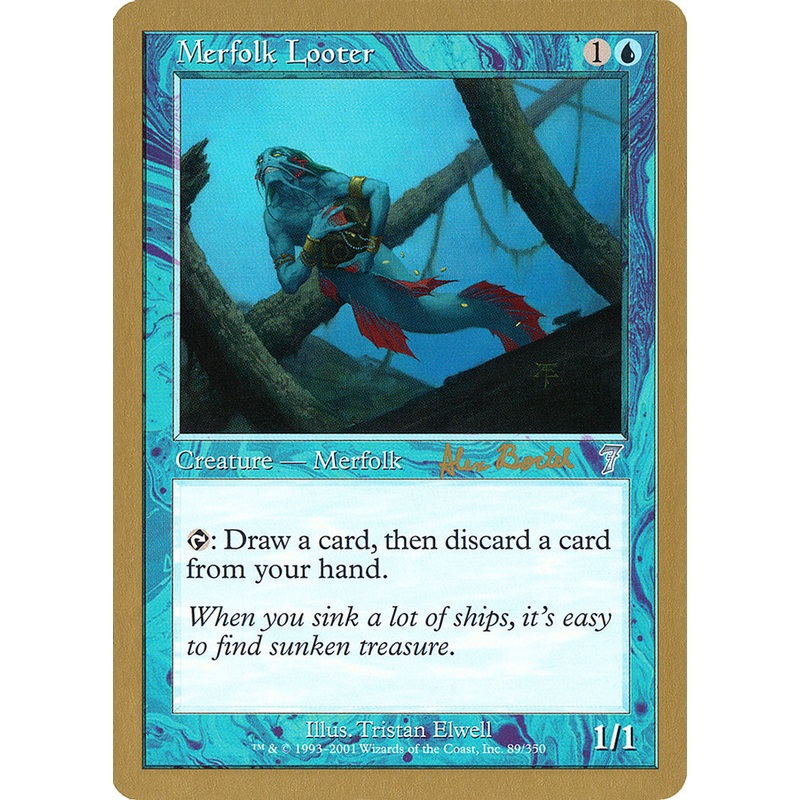 Merfolk Looter (Alex Borteh) [World Championship Decks 2001]