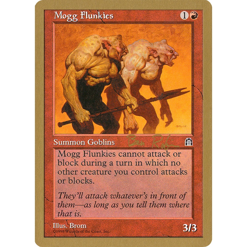 Mogg Flunkies (Ben Rubin) [World Championship Decks 1998]