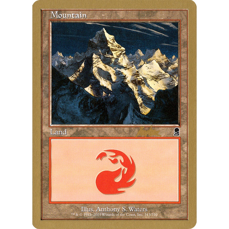 Mountain (bk343) (Brian Kibler) [World Championship Decks 2002]