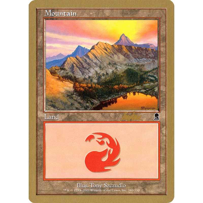 Mountain (bk346) (Brian Kibler) [World Championship Decks 2002]
