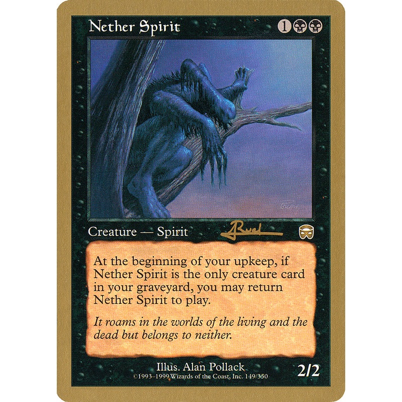 Nether Spirit (Antoine Ruel) [World Championship Decks 2001]
