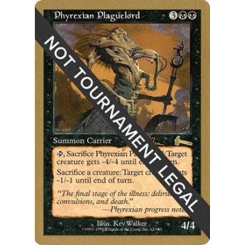 Phyrexian Plaguelord - 1999 Jakub Slemr (ULG) [World Championship Decks 1999]