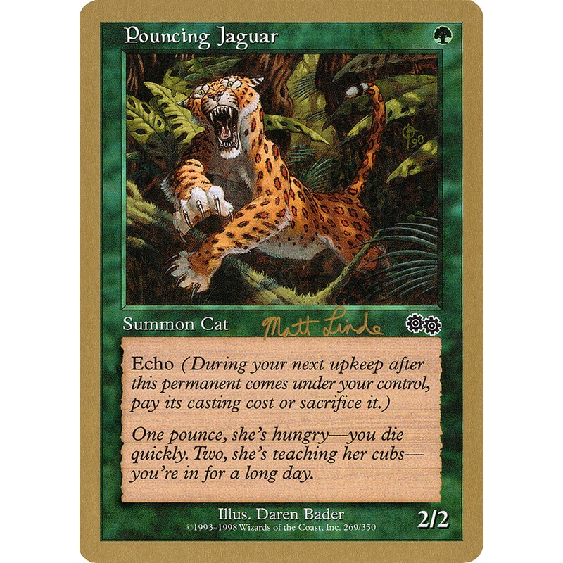 Pouncing Jaguar (Matt Linde) [World Championship Decks 1999]