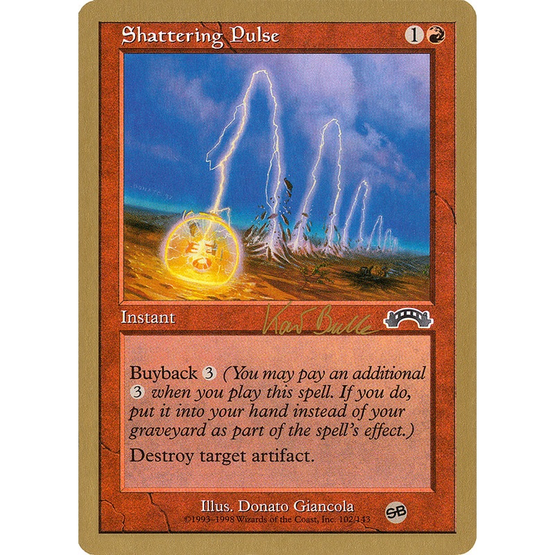 Shattering Pulse (Kai Budde) [World Championship Decks 1999]