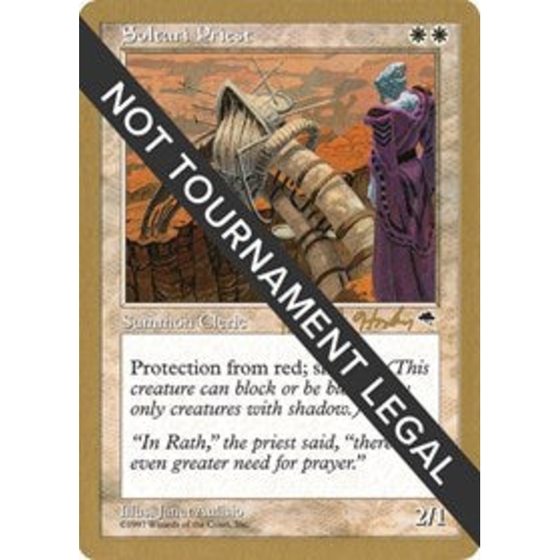 Soltari Priest - 1998 Brian Hacker (TMP) [World Championship Decks]