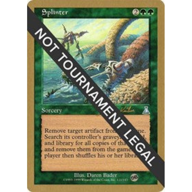 Splinter - 2000 Janosch Kuhn (UDS) (SB) [World Championship Decks 2000]