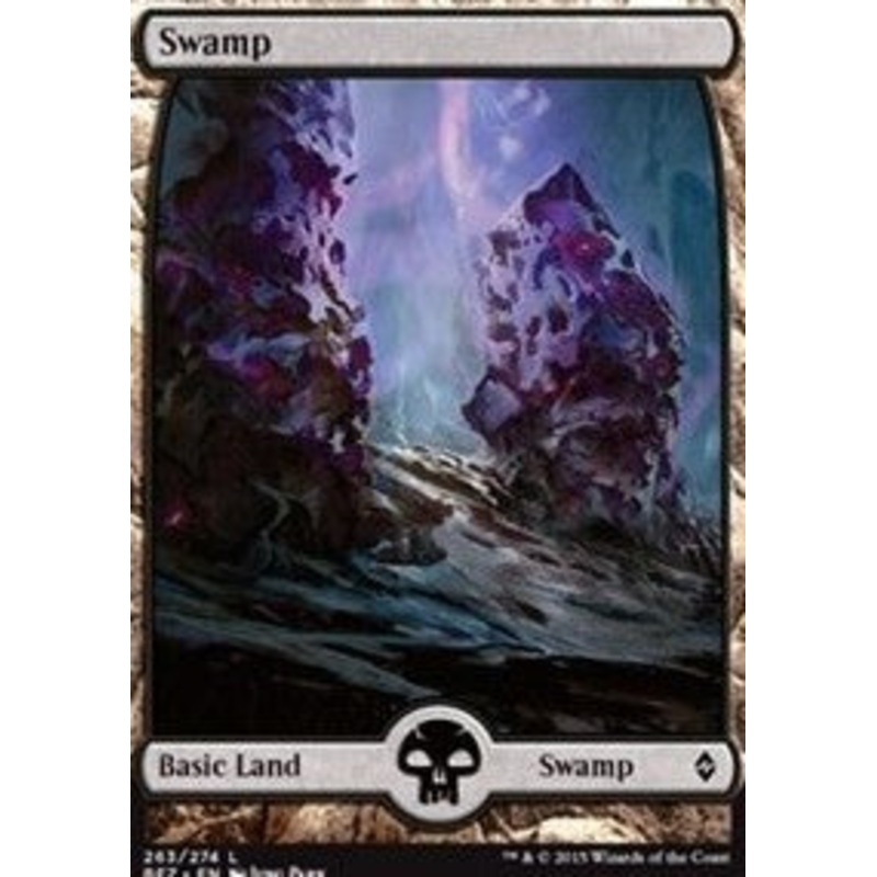 Swamp (263) - Full Art [Battle for Zendikar]