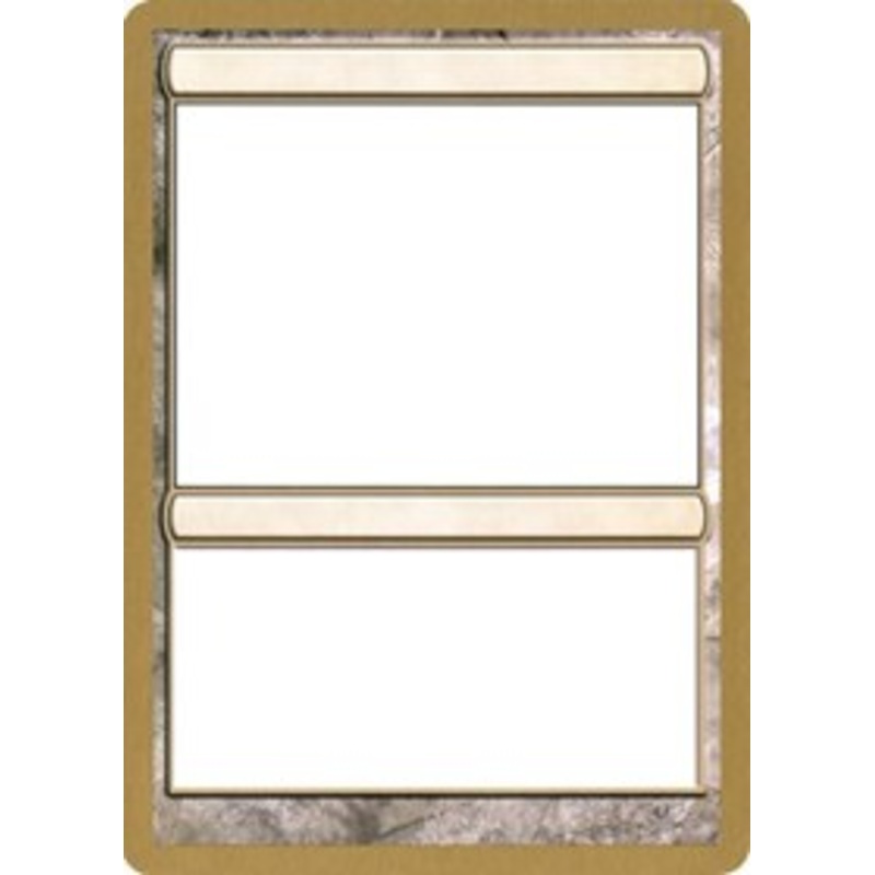 2003 World Championship Blank Card [World Championship Decks 2003]