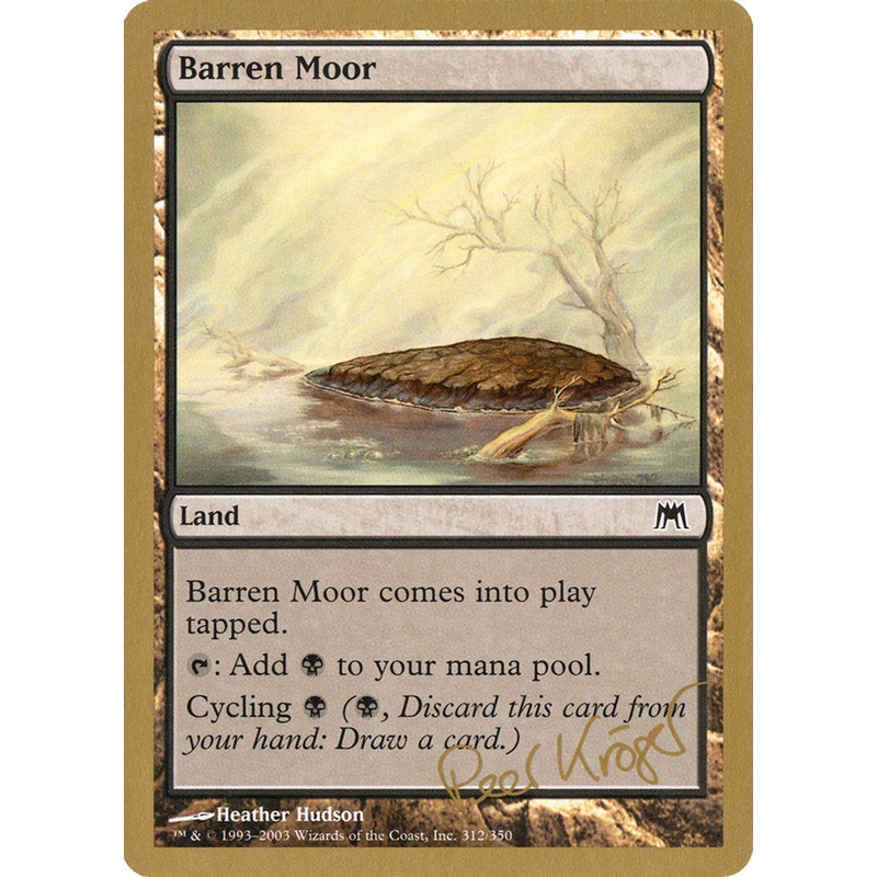 Barren Moor (Peer Kroger) [World Championship Decks 2003]