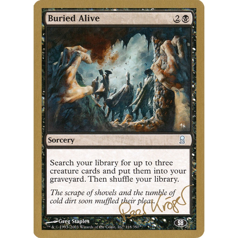 Buried Alive (Peer Kroger) (SB) [World Championship Decks 2003]