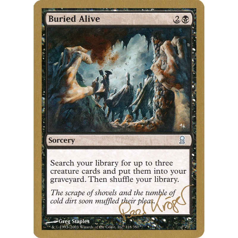 Buried Alive (Peer Kroger) [World Championship Decks 2003]