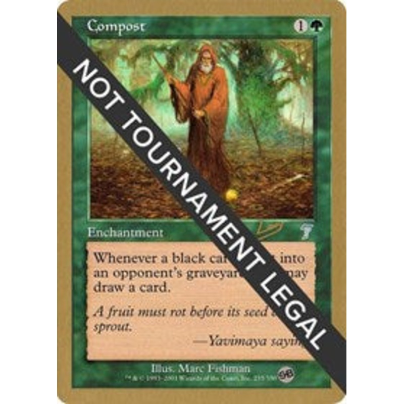 Compost - 2002 Raphael Levy (7ED) (SB) [World Championship Decks]