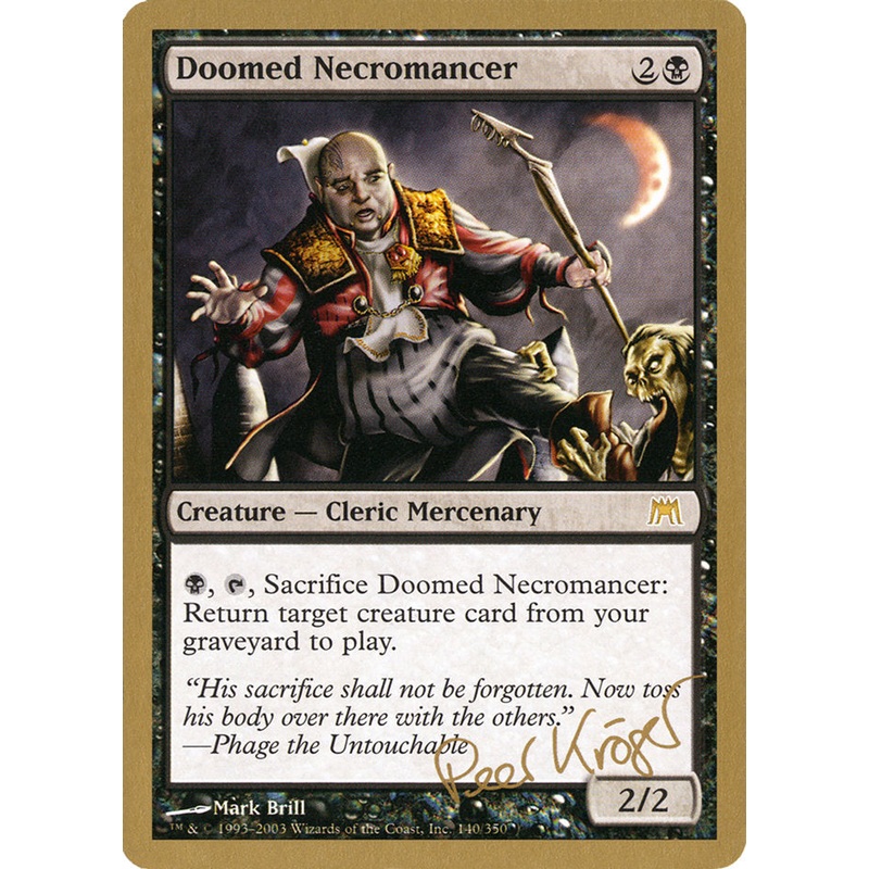 Doomed Necromancer (Peer Kroger) [World Championship Decks 2003]