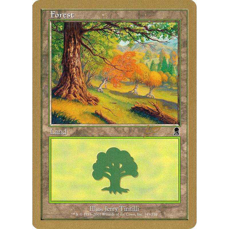 Forest (349) (Raphael Levy) [World Championship Decks 2002]