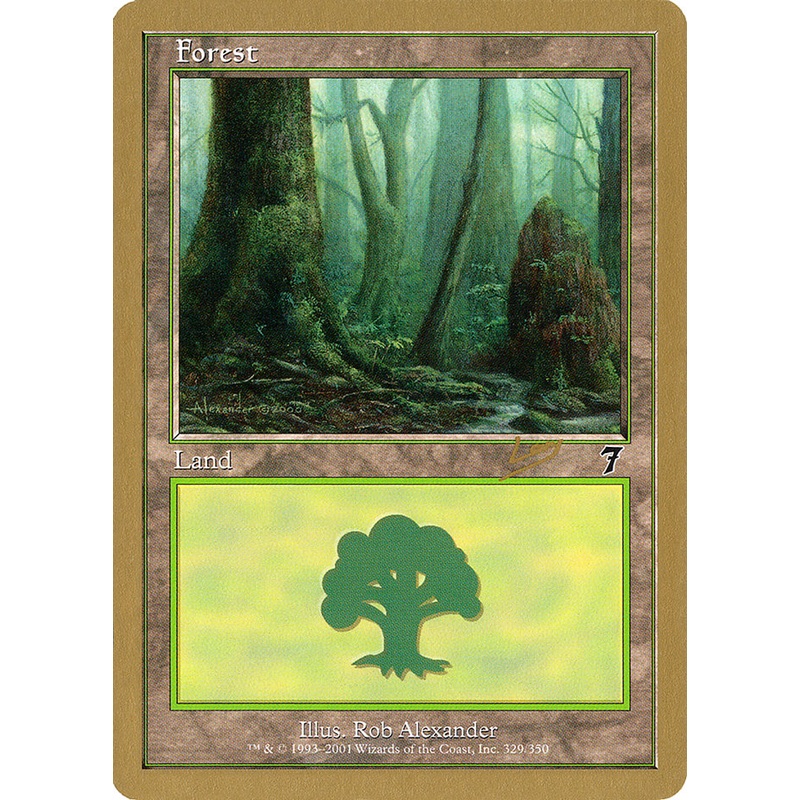 Forest (rl329) (Raphael Levy) [World Championship Decks 2002]
