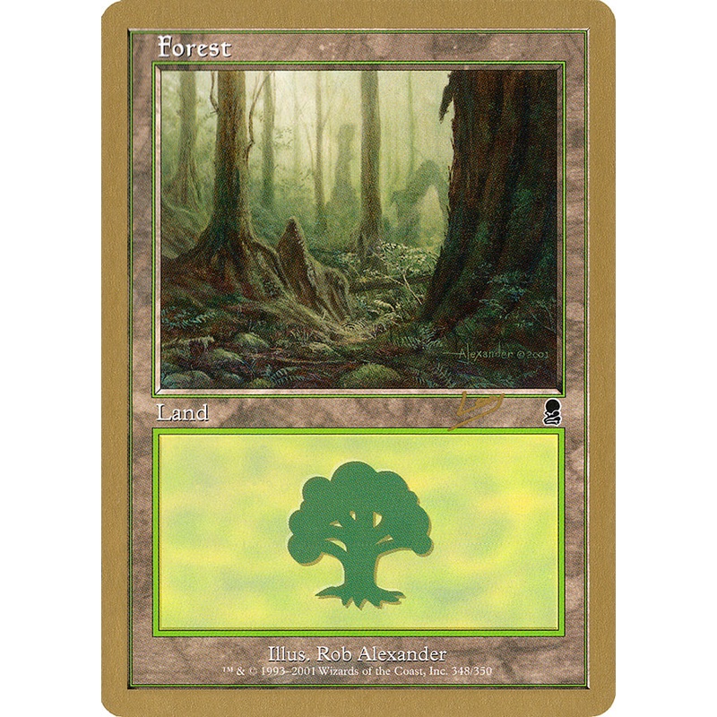 Forest (rl348) (Raphael Levy) [World Championship Decks 2002]