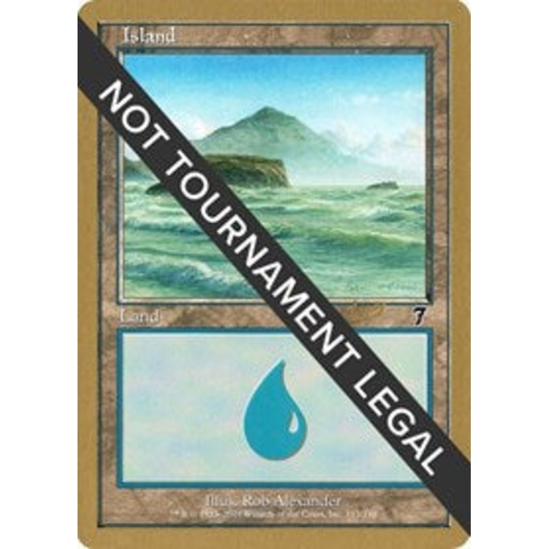 Island (333) - 2002 Raphael Levy (7ED) [World Championship Decks]