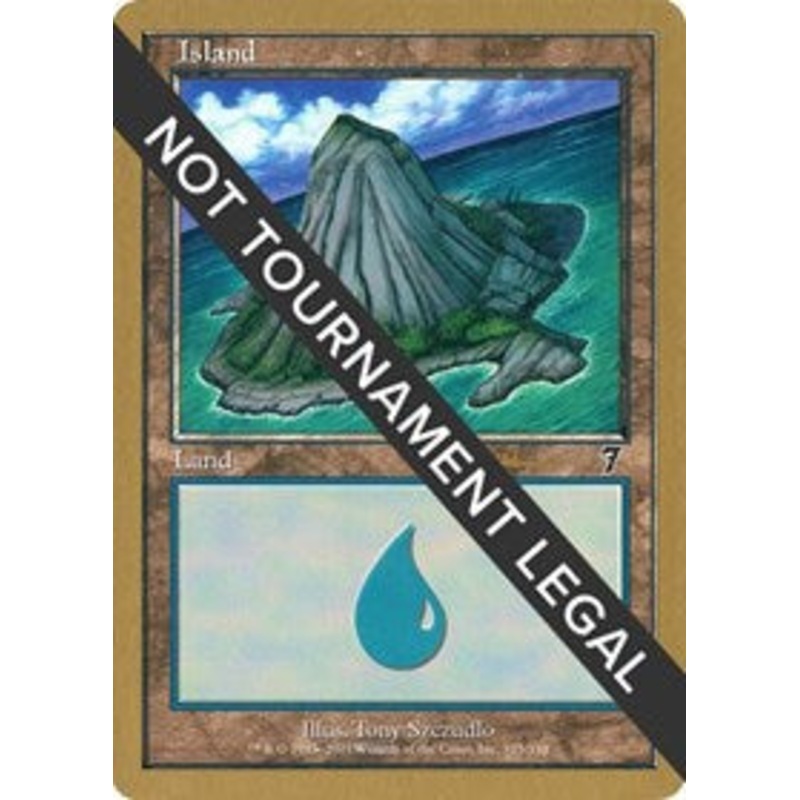 Island (335) - 2001 Antoine Ruel (7ED) [World Championship Decks 2001]