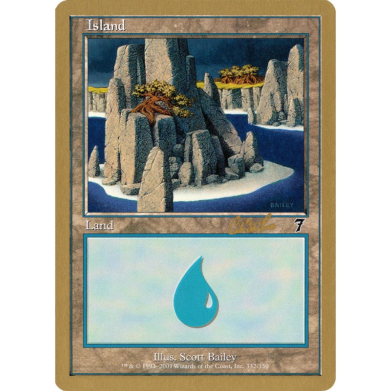 Island (cr332) (Carlos Romao) [World Championship Decks 2002]