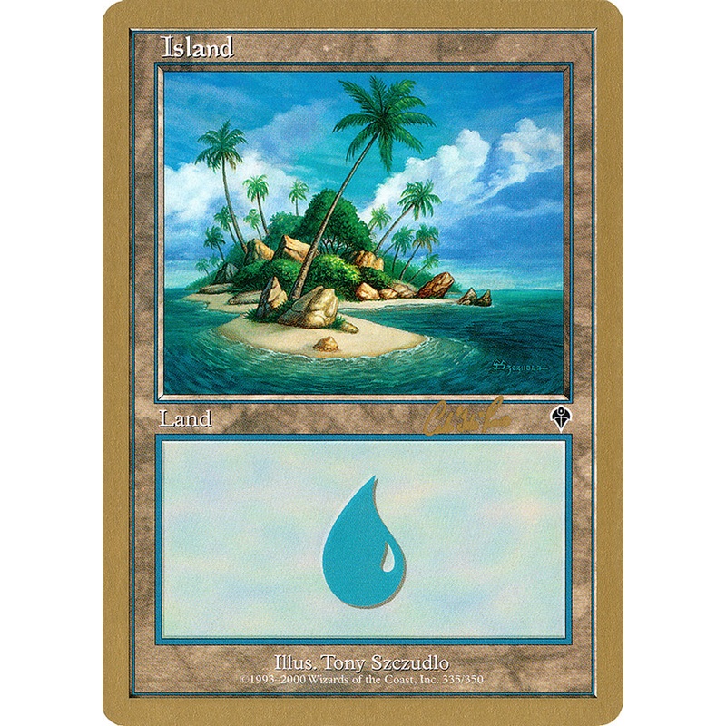 Island (cr335a) (Carlos Romao) [World Championship Decks 2002]