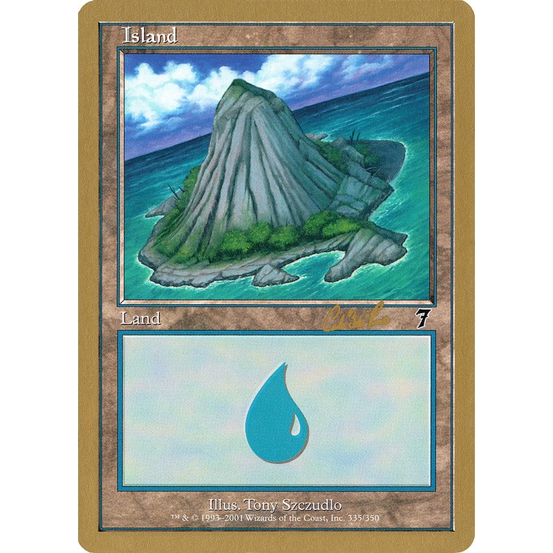 Island (cr335b) (Carlos Romao) [World Championship Decks 2002]