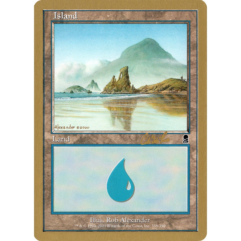 Island (cr338) (Carlos Romao) [World Championship Decks 2002]