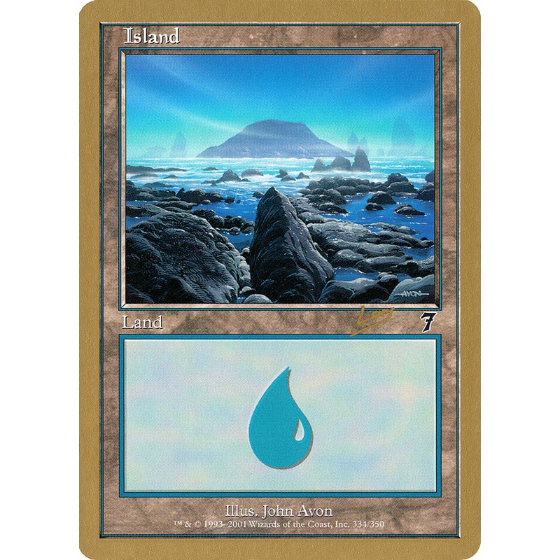 Island (rl334) (Raphael Levy) [World Championship Decks 2002]