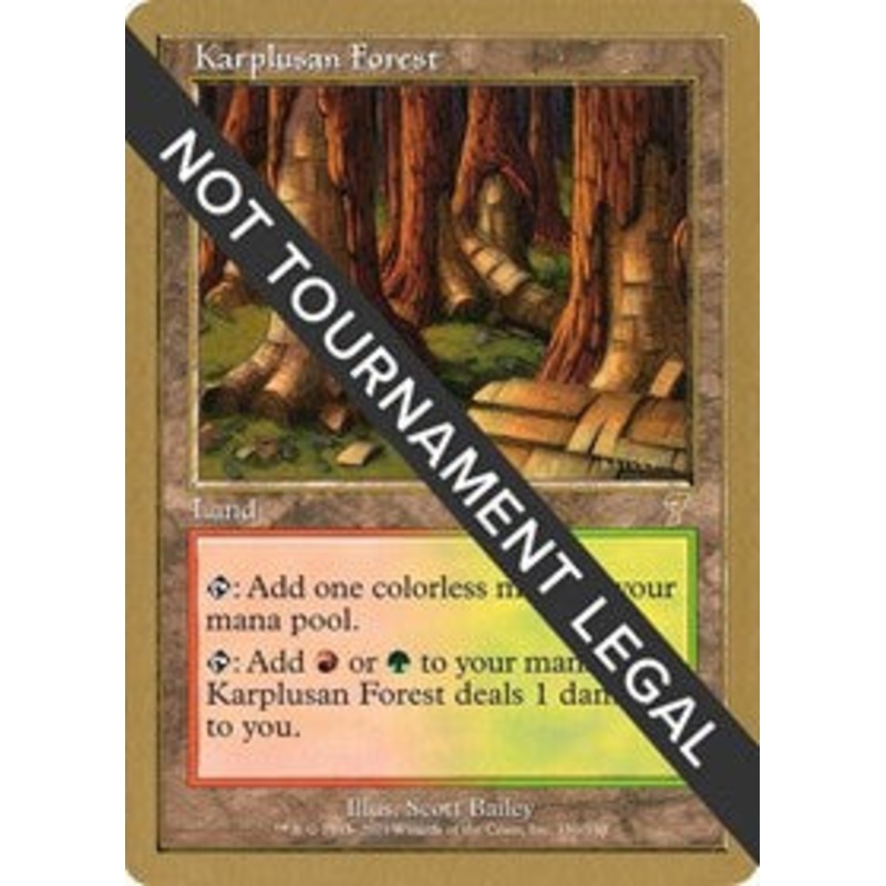 Karplusan Forest - 2001 Jan Tomcani (7ED) [World Championship Decks]