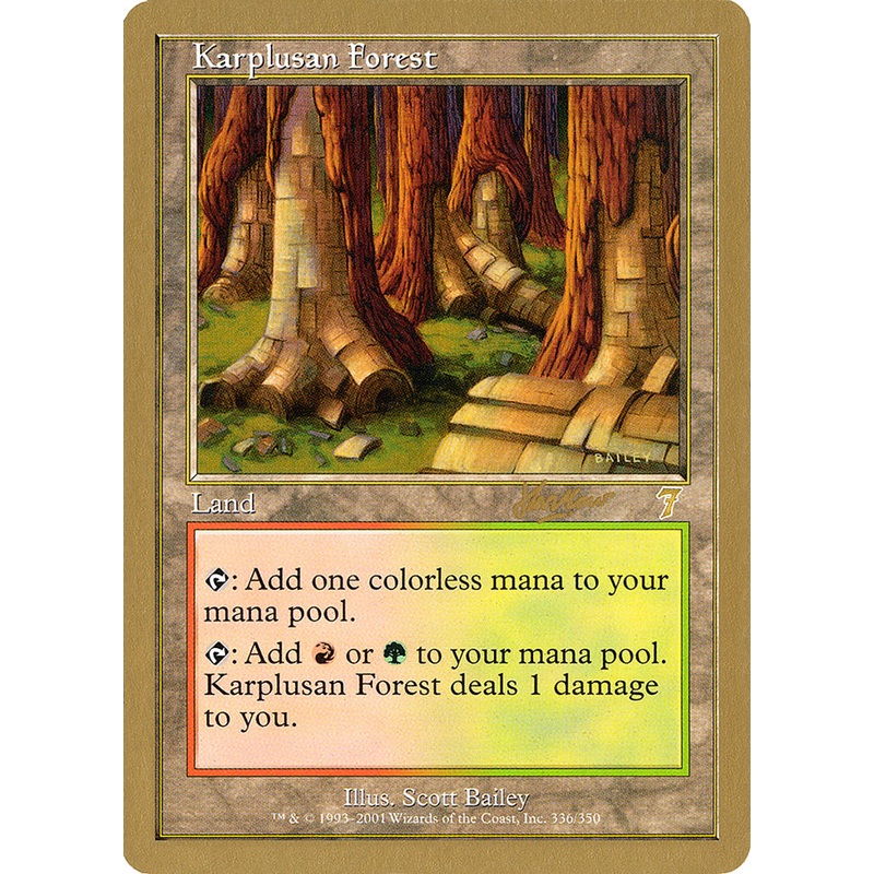 Karplusan Forest (Sim Han How) [World Championship Decks 2002]