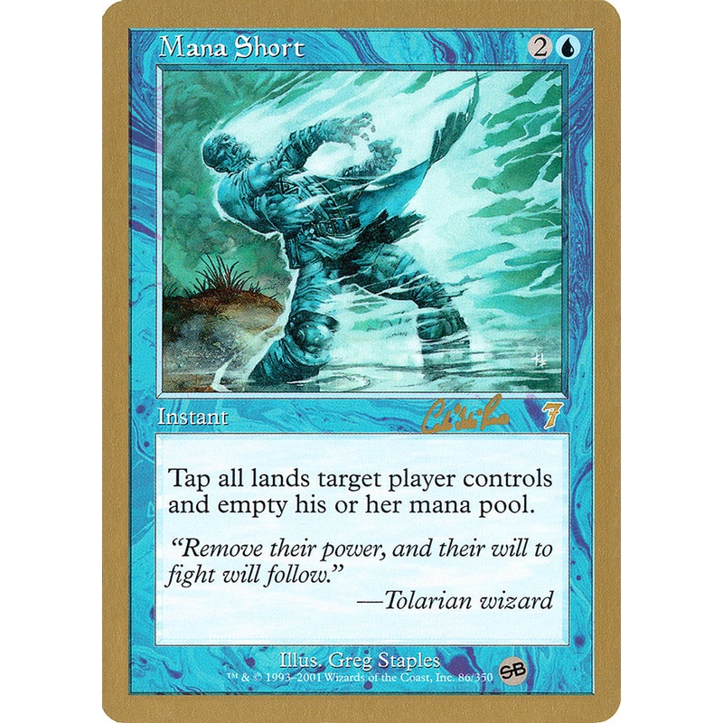 Mana Short (Carlos Romao) (SB) [World Championship Decks 2002]