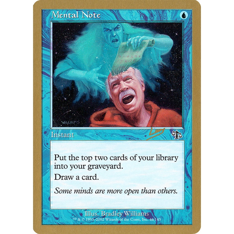 Mental Note (Raphael Levy) [World Championship Decks 2002]