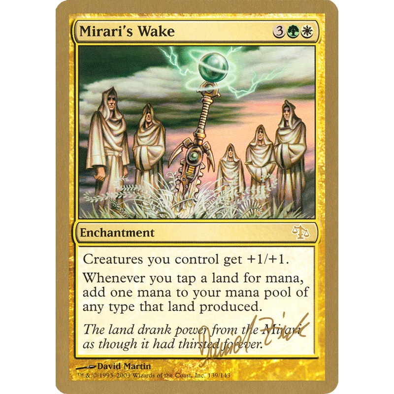Mirari's Wake (Daniel Zink) [World Championship Decks 2003]