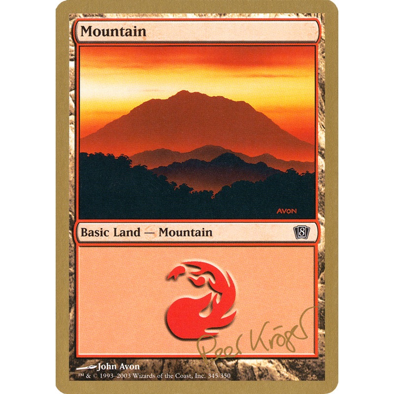 Mountain (pk345) (Peer Kroger) [World Championship Decks 2003]
