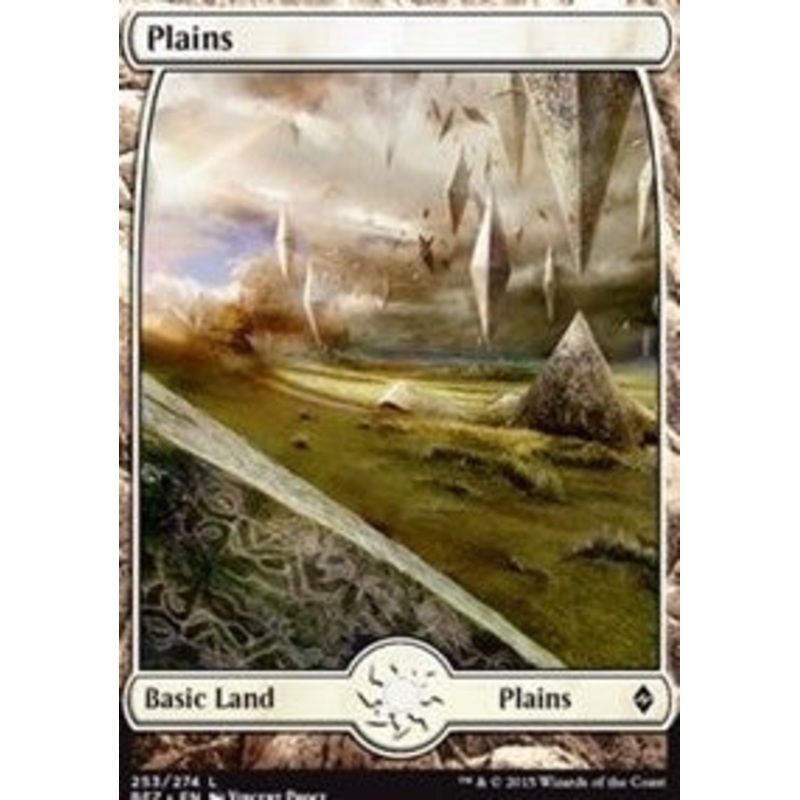 Plains (253) - Full Art [Battle for Zendikar]