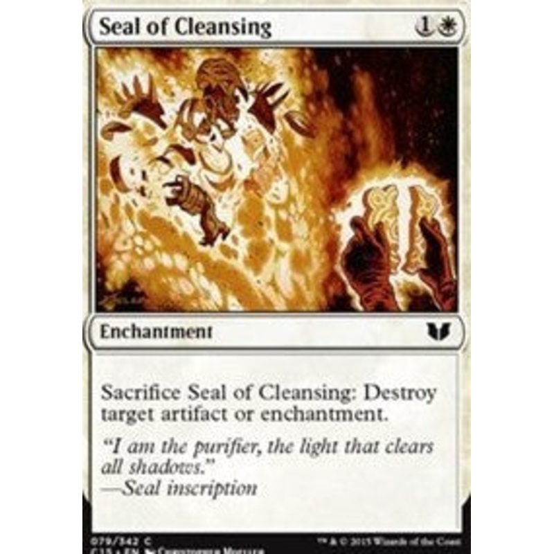 Seal of Cleansing [Commander 2015]