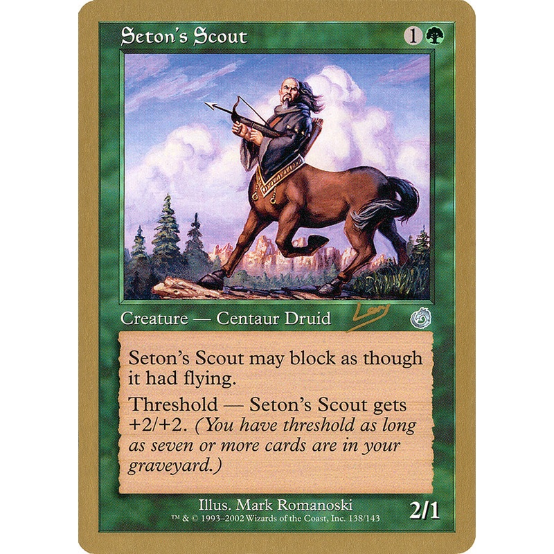 Seton's Scout (Raphael Levy) [World Championship Decks 2002]