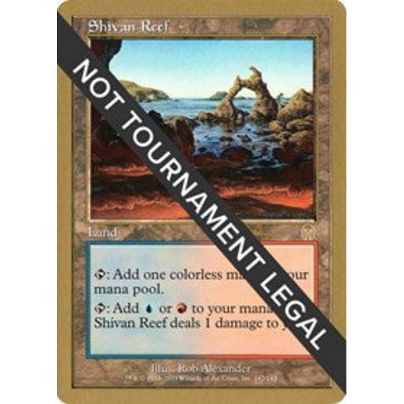 Shivan Reef - 2001 Antoine Ruel (APC) [World Championship Decks 2001]