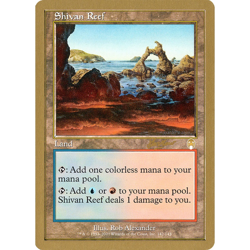 Shivan Reef (Sim Han How) [World Championship Decks 2002]