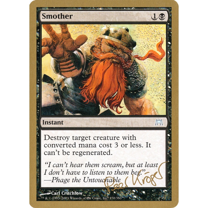 Smother (Peer Kroger) [World Championship Decks 2003]