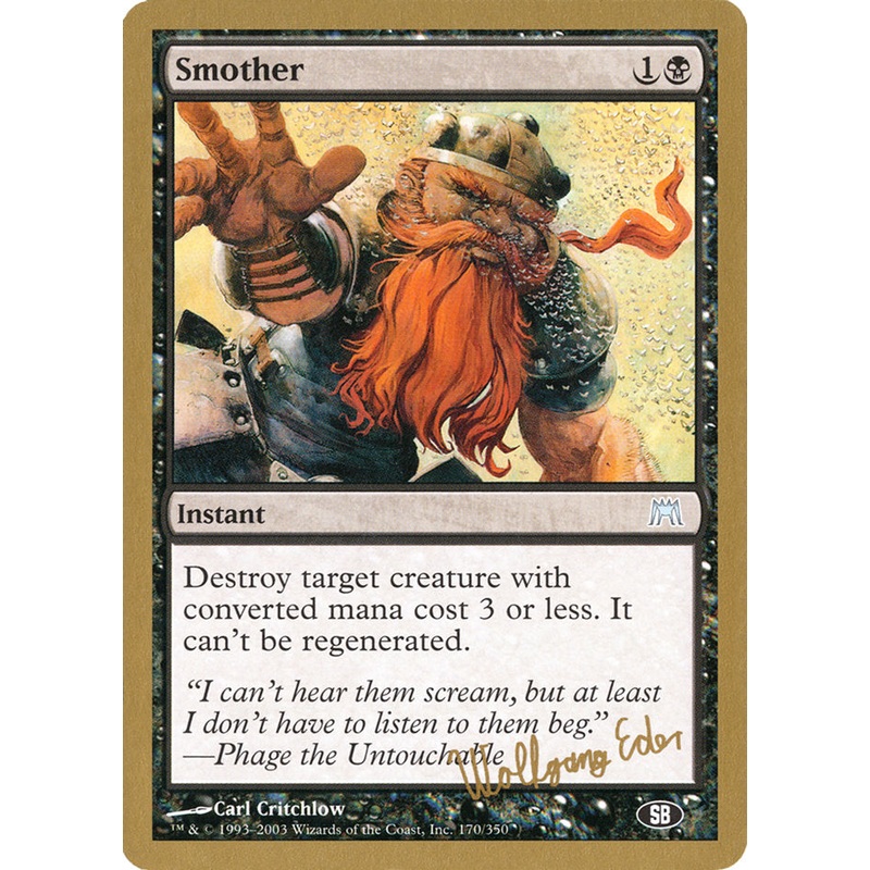 Smother (Wolfgang Eder) (SB) [World Championship Decks 2003]