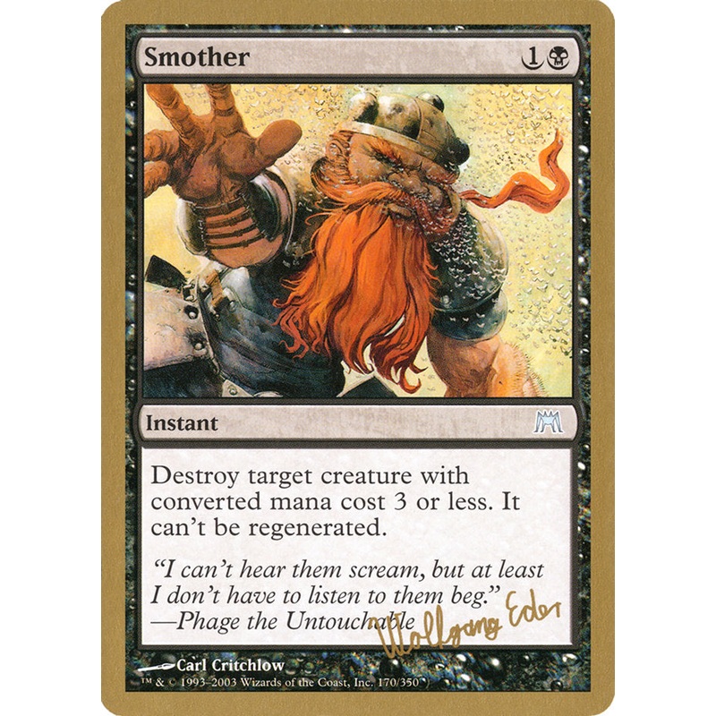 Smother (Wolfgang Eder) [World Championship Decks 2003]