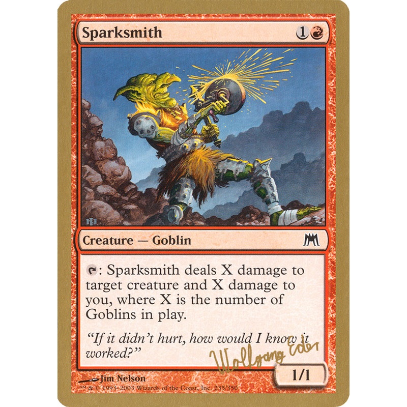 Sparksmith (Wolfgang Eder) [World Championship Decks 2003]