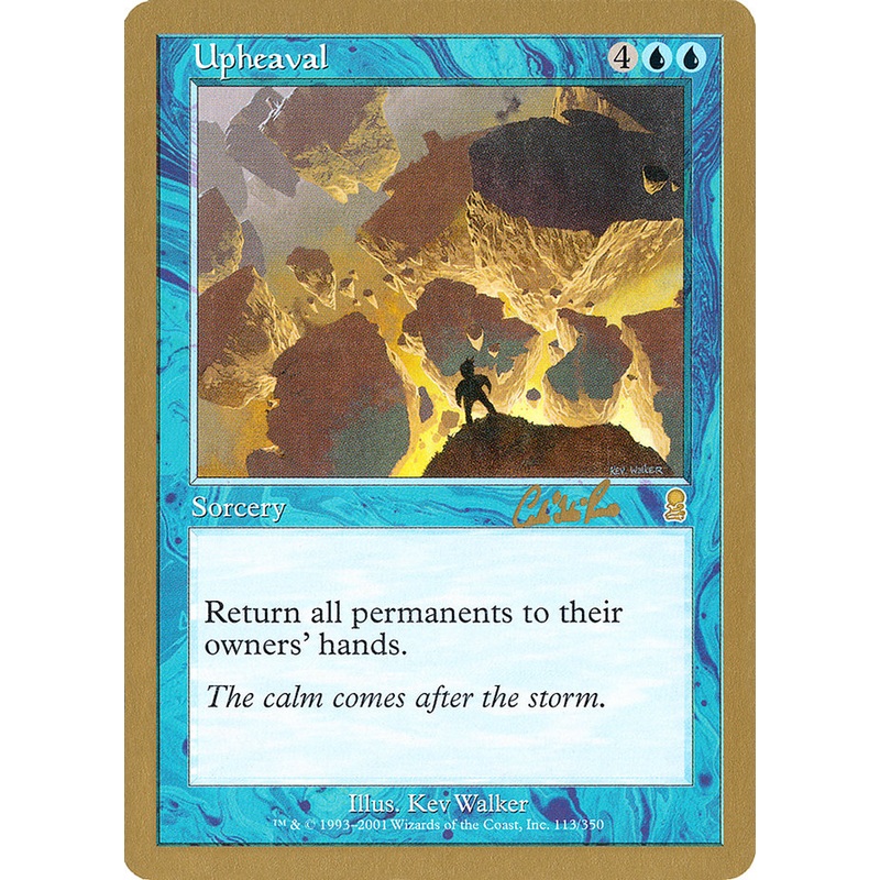 Upheaval (Carlos Romao) [World Championship Decks 2002]