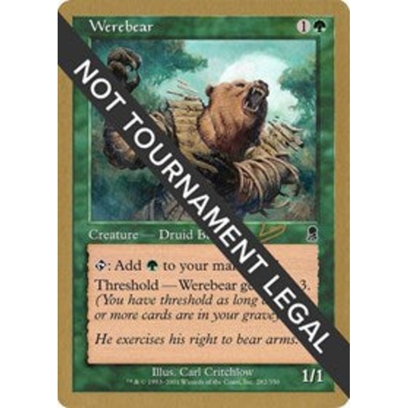Werebear - 2002 Raphael Levy (ODY) [World Championship Decks 2002]