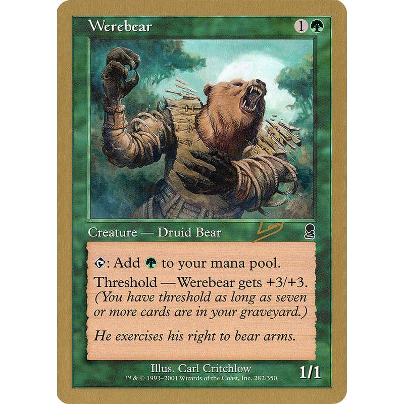 Werebear (Raphael Levy) [World Championship Decks 2002]