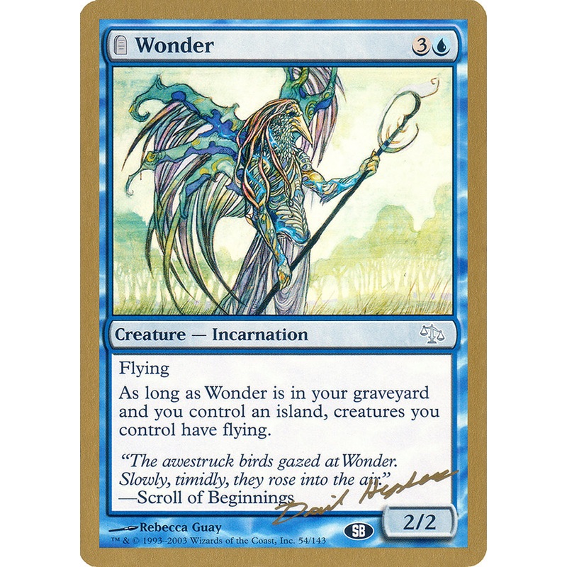Wonder (Dave Humpherys) (SB) [World Championship Decks 2003]