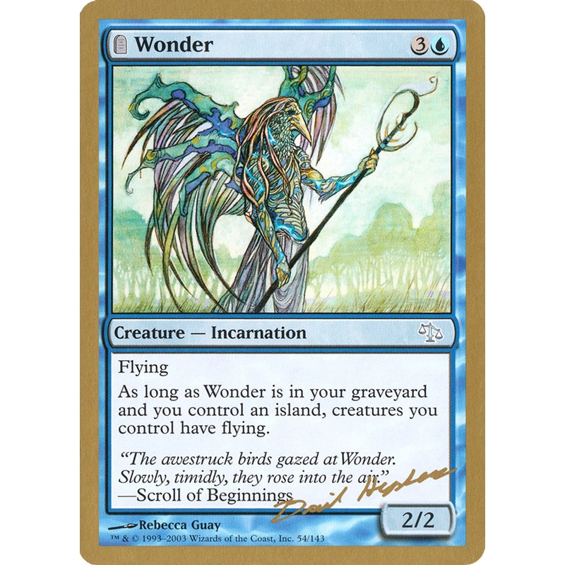 Wonder (Dave Humpherys) [World Championship Decks 2003]